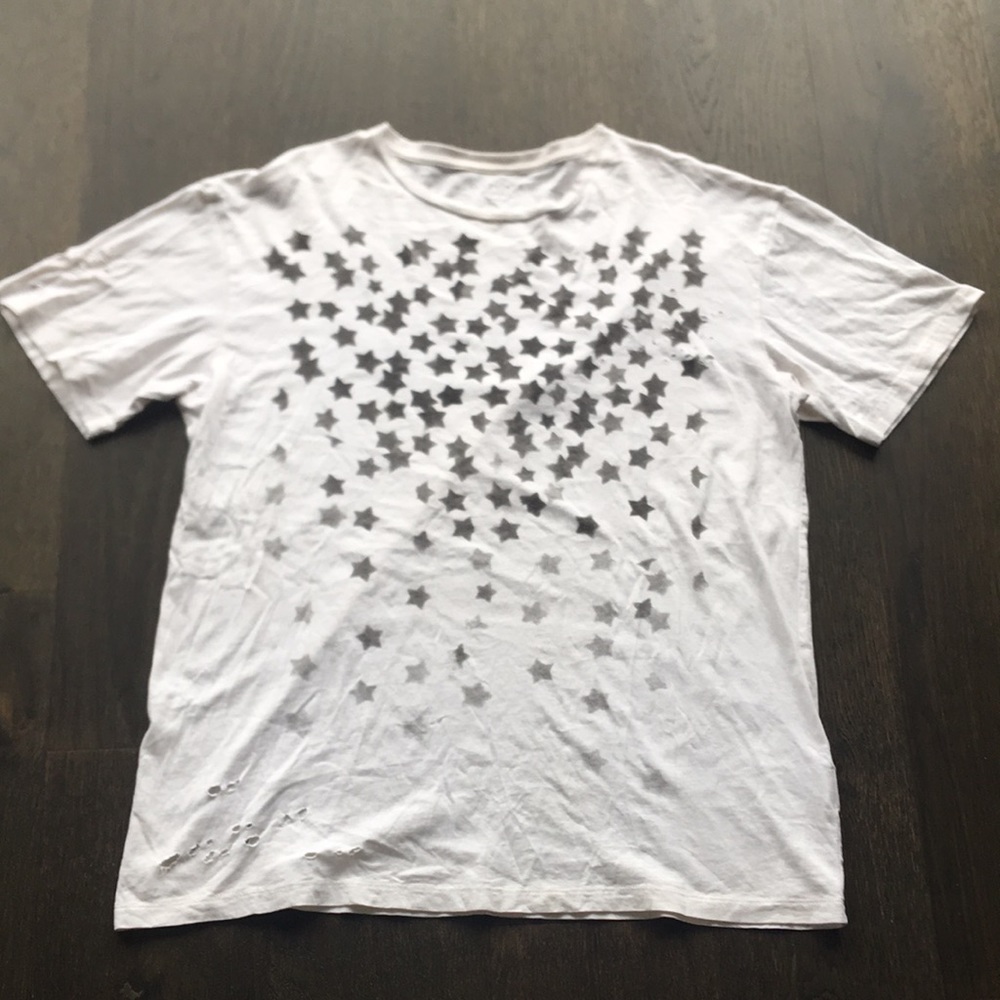 AllSaints Sirius Star Distressed T Shirt